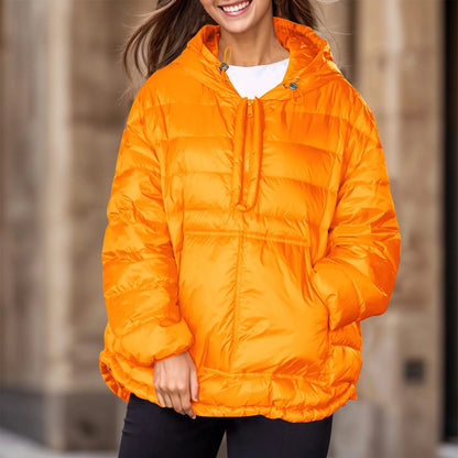 Plus Size Parkas For Women Casual Women Casual Hoodies Pocket Coat Lightweight Jacket Winter Coats For Women пуховик женский