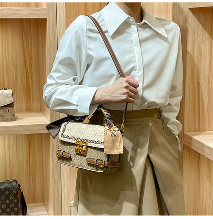 fashionable and versatile high-end handbag single shoulder crossbody bag