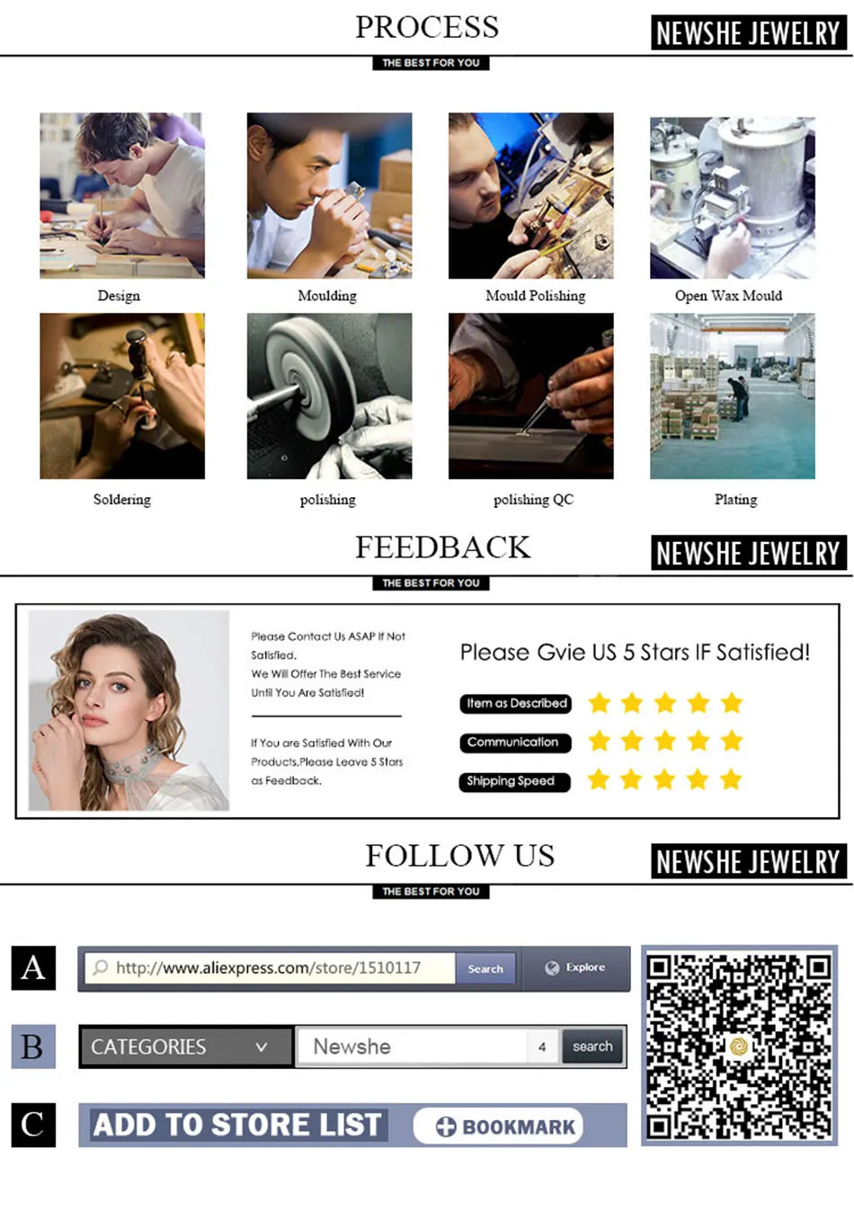 Newshe Men's Wedding Rings 925 Sterling Silver Solitaire Round Cubic Zircon Promise Band Size 8-12