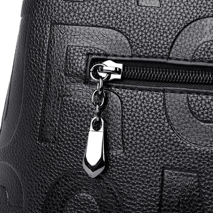 2-layer pockets Letter Printing Luxury Handbags Women Leather Bags Vintage Ladies Shoulder Crossbody Bags for Women Tote Bag