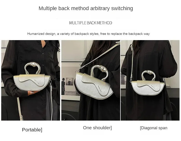 Solid Soft Shoulder Bag High Quality Bags for Women Hasp Interior Compartment Pu Women's Handbag