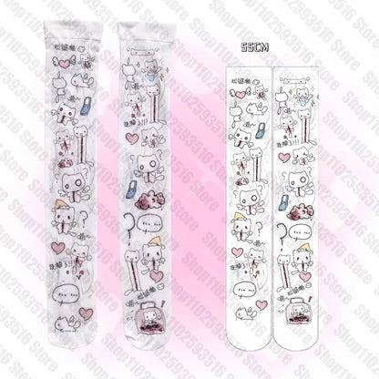 Goth cross Y2K Sweet Over Knee Long Nylon Calf Socks Thigh High Stockings 12 / One Size 13 / One Size 14 / One Size 12 / One Size-13 / One Size-14 / One Size-15 / One Size-16 / One Size-17 / One Size-18 / One Size-19 / One Size-4 / One Size-5 / One Size-6 / One Size-7 / One Size-8 / One Size-black / One Size-9 / One Size-10 / One Size-11 / One Size-C / One Size-B2 / One Size-B / One Size-A / One Size-D / One Size-1 / One Size-2 / One Size-3 / One Size-Khaki / One Size-White / One Size-