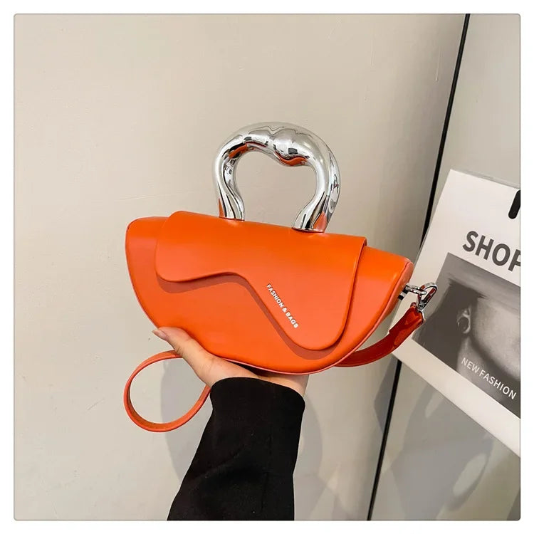 Solid Soft Shoulder Bag High Quality Bags for Women Hasp Interior Compartment Pu Women's Handbag