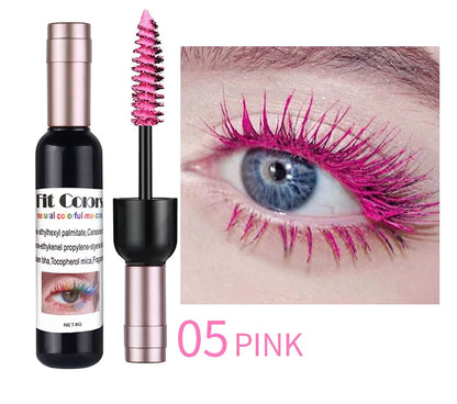1PC Colorful Eyelash Mascara EyeLashes Extension Curling Lengthen White Purple