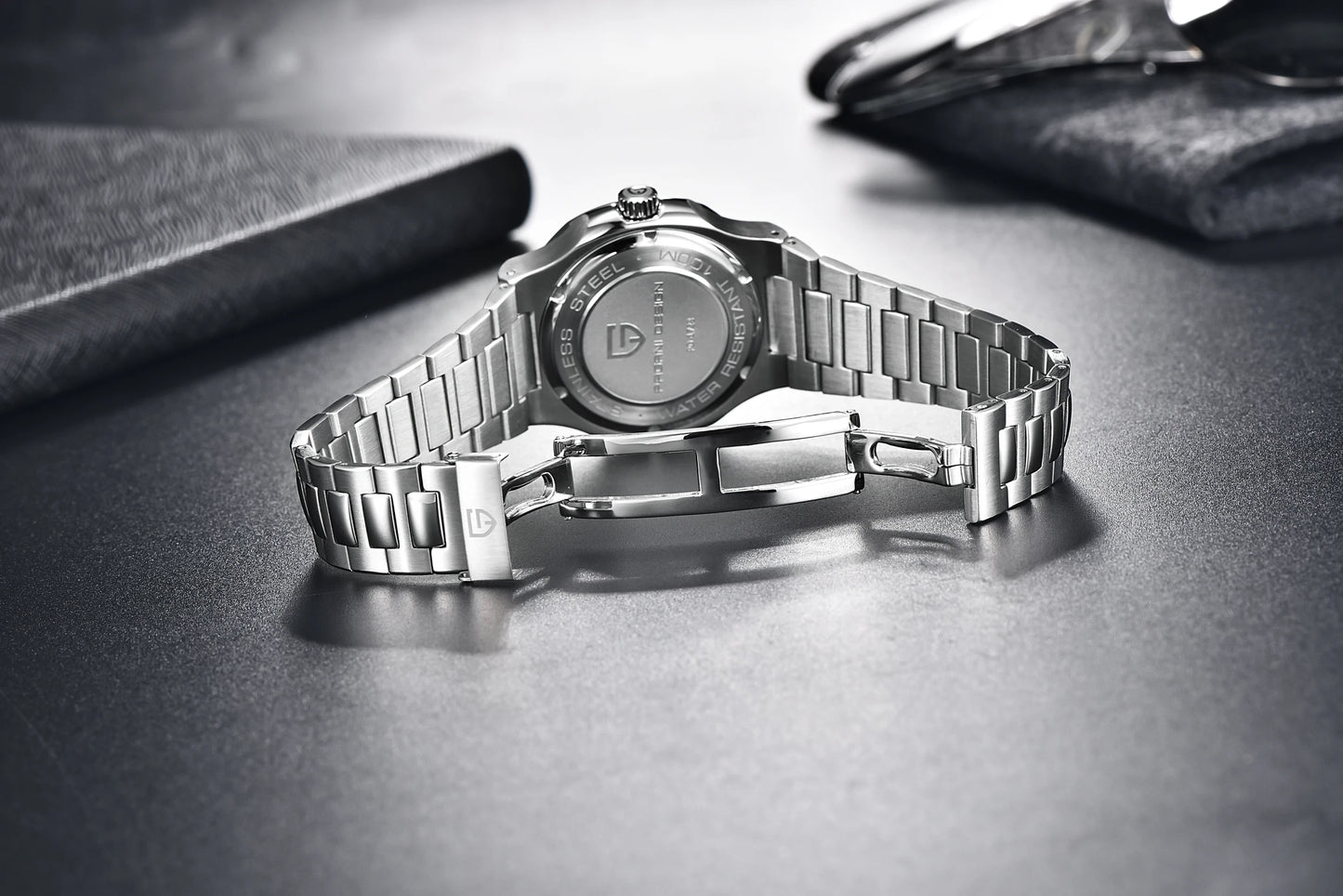 40MM Men's Watches Luxury Automatic Watch For Men Mechanical WristWatch Stainless Steel Sapphire glass