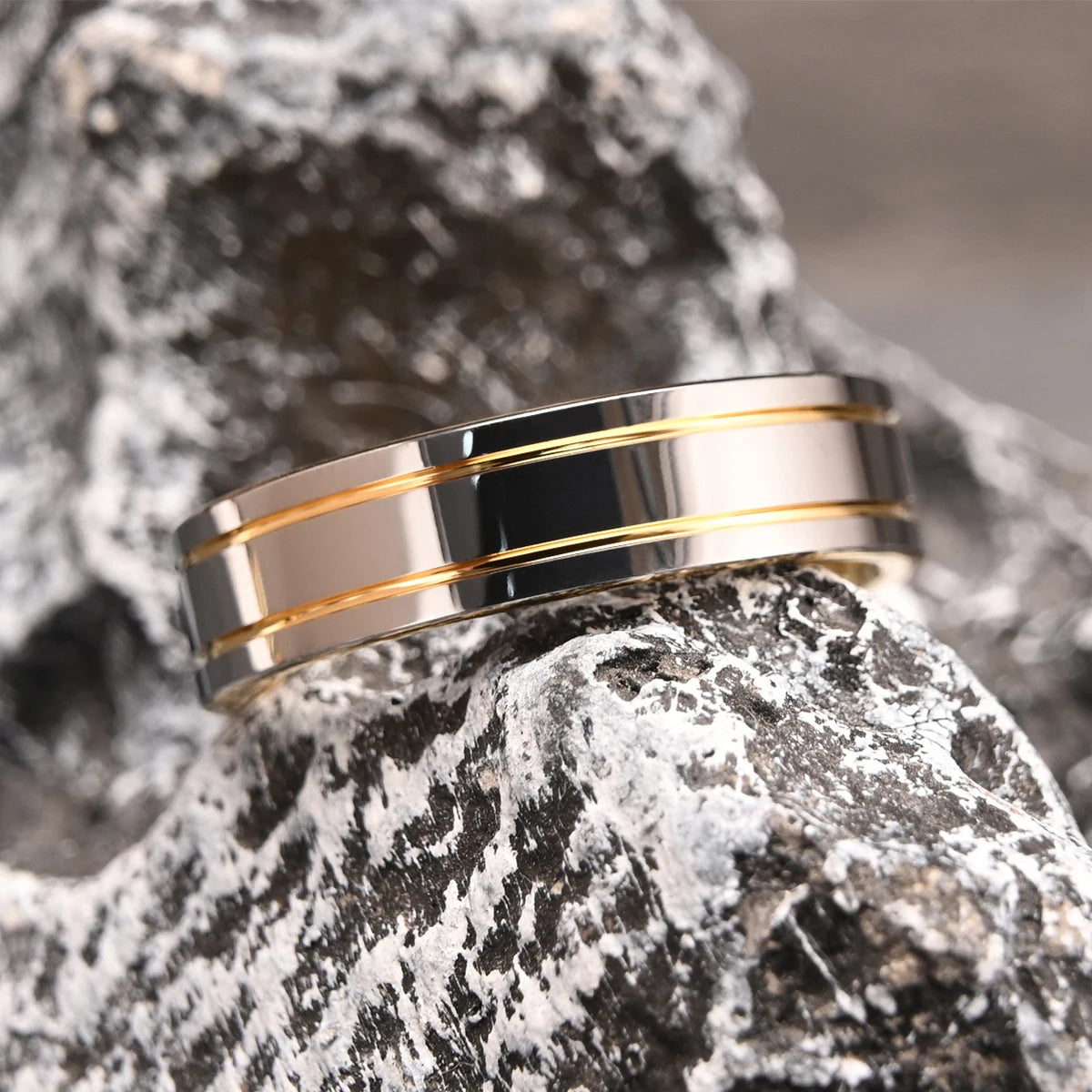 6MM tungsten carbide ring  Men's wedding bands couple engagement rings anillos bague homme pareja de compromiso fashion jewelry