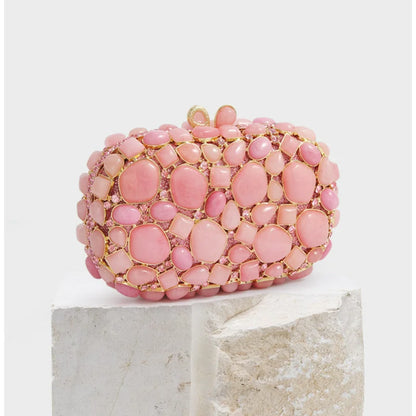 XIYUAN Big Stones Evening Purse Bags Rhinestone Wedding Gems Clutch Bag Bridal Clutches Women Diamonds