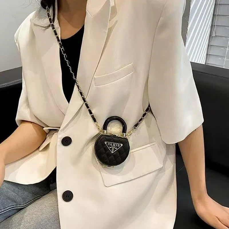 diamond mini texture retro design small decoration casual personalized handbag shoulder bag