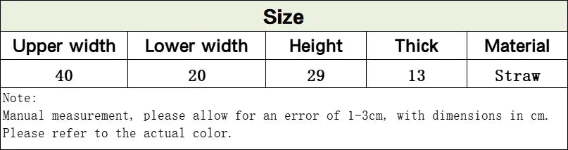 Straw Beach Bag Vintage Handmade Woven Shoulder Bag Raffia circle Rattan bag Bohemian