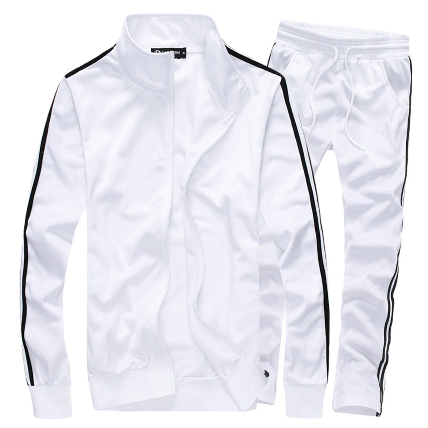 2 Piece Sets Sports Suit Men Jacket + Pants Sweatsuit Male Jogging Sporting Training Tracksuit