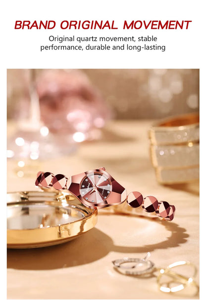 Light Luxury Brand high-end Exquisite Bracelet Wristwatch Waterproof Ladies Quartz