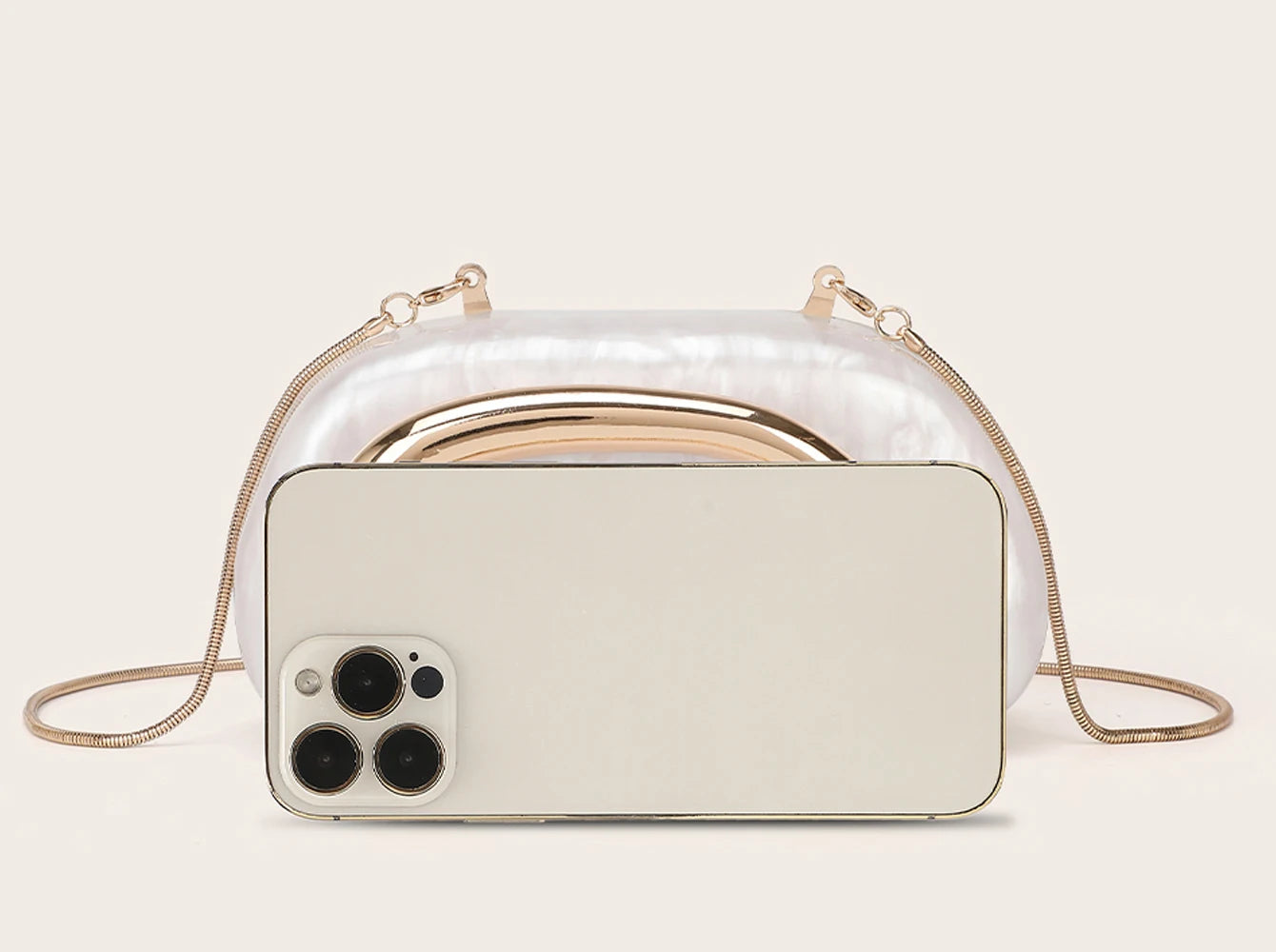 Luxury Evening Banquet Clutch Bag Bride Metal Shoulder Wedding Purse Party Crossbody Handbag