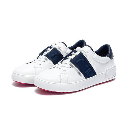 Women Casual Shoes White Flat Board Balance Technology Press Insole Comfort Sneakers