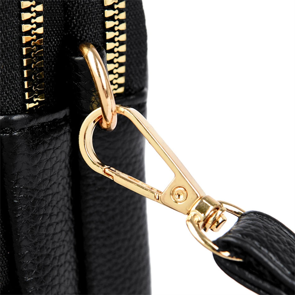 Ladies New Trendy Pu Leather Shoulder Bags Luxury Designer Simple Small Purse