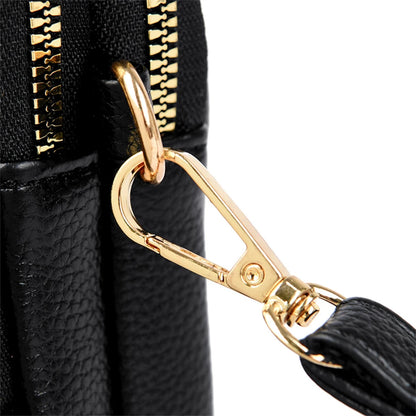 Ladies New Trendy Pu Leather Shoulder Bags Luxury Designer Simple Small Purse