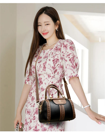 High Quality Leather Designer Shoulder Crossbody Bag New Ladies Messenger Bag