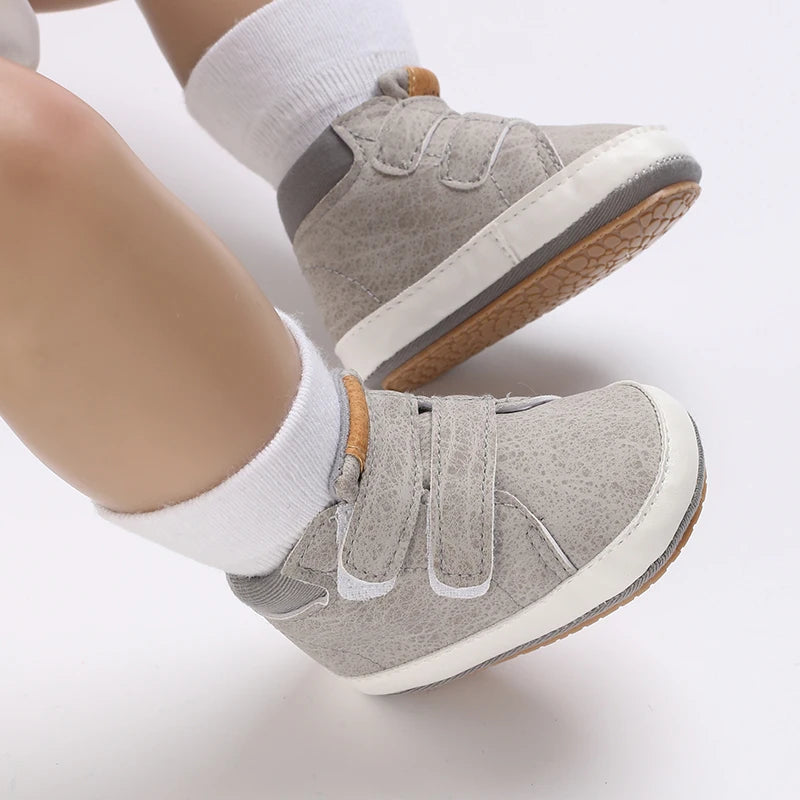 Casual Comfortable Sneakers For Baby Boys, Lightweight Non Slip Walking Shoes For Indoor Outdoor