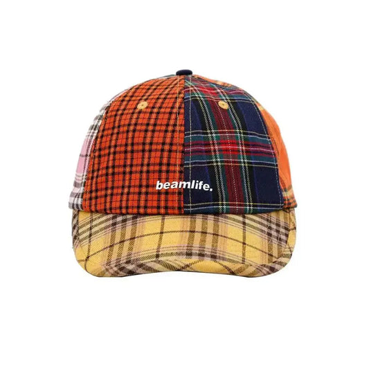 Women's Y2K Harajuku Grid Splice Casual Hat Street Fashion Sports 2000S Running Mountain Climbing Outdoor Cap Apparel 2026 New
