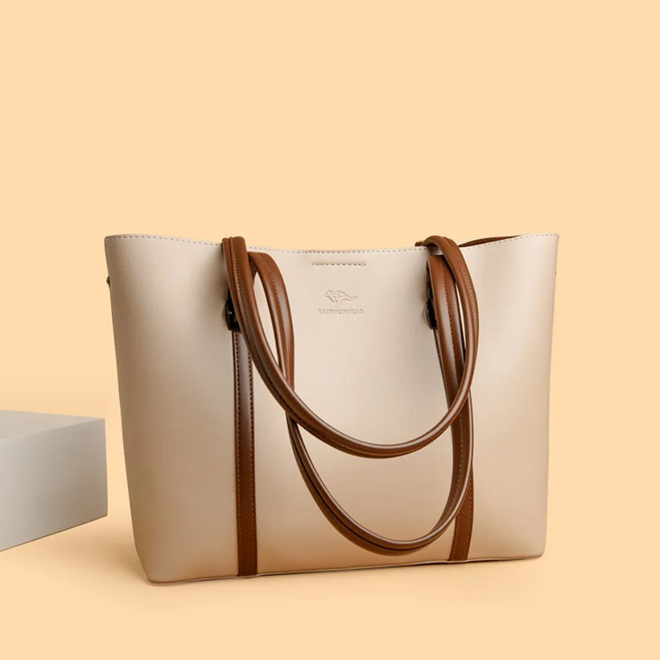 Luxury Shoulder Bags High-End Pu Leather Handbags Caual Tote