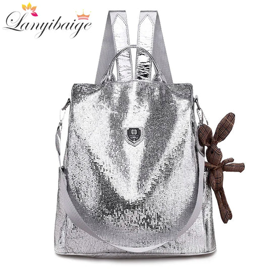 Anti Theft Women Backpacks Large Capacity Soft Leather Casual Shoulder Bag Bagpack