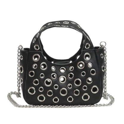 Women PU Casual Tote Bag Large Capacity Slouchy Handbag Chain Strap Stylish Crossbody Bag Hasp Closure Daily Carrying Bag