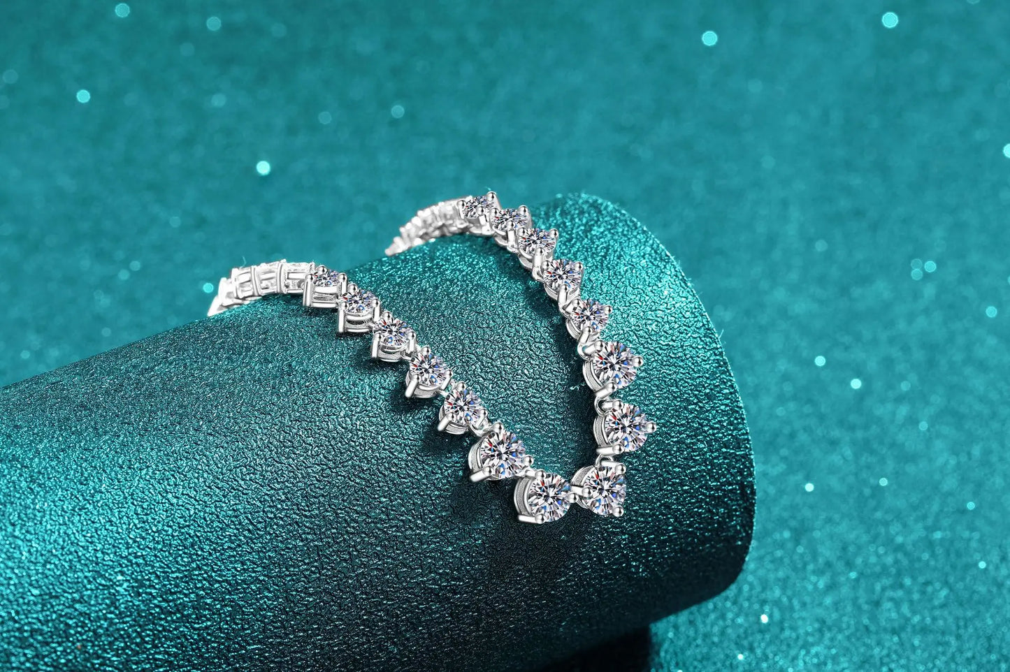 Gorgeous Full-Stone Luxury Layerable Necklace Women's PT950 Platinum 12Ct Moissanite - Starry river inlaid,platinum permanent