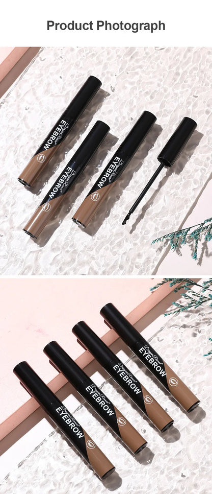 Black Brown Peel-off Eyebrow Gel Tint Makeup Waterproof Lasting Eye Brow Enhancers Liquid Easy Natural Brow Tattoo