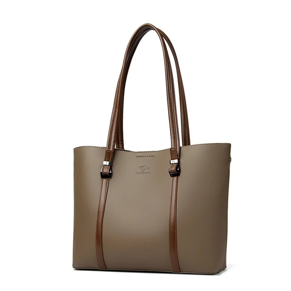 Luxury Shoulder Bags High-End Pu Leather Handbags Caual Tote