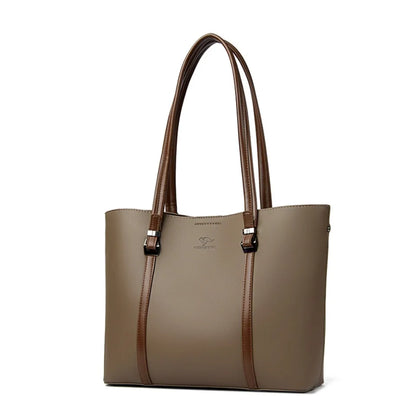 Luxury Shoulder Bags High-End Pu Leather Handbags Caual Tote