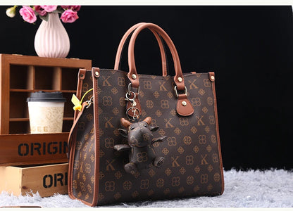 Light luxury brand women's bag fashionable and versatile single shoulder crossbody high-end handbag with large capacity