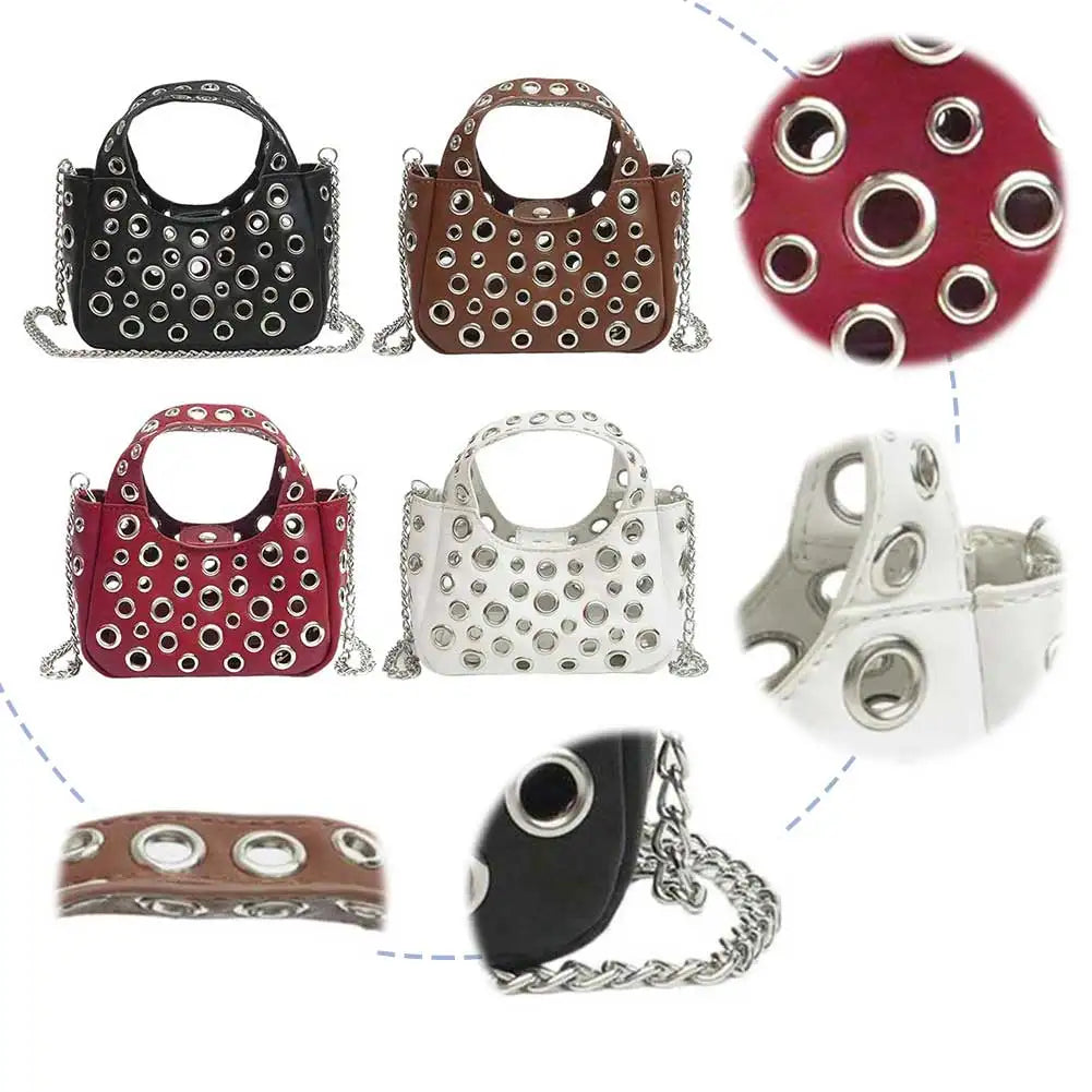 Women PU Casual Tote Bag Large Capacity Slouchy Handbag Chain Strap Stylish Crossbody Bag Hasp Closure Daily Carrying Bag