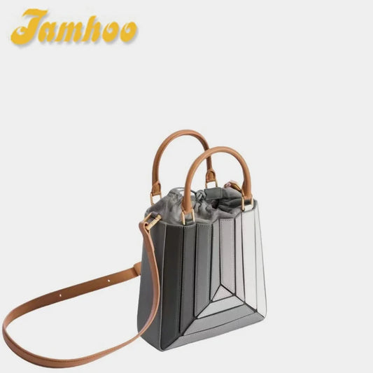 Jamhoo Luxury Pathwork Handbags and Purses Shoulder Crossbody Bags for Women New Brand Designer