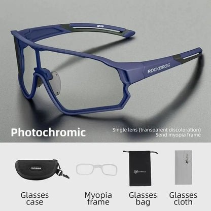 Photochromic MTB Road Bike Glasses UV400 Protection Sunglasses Ultra-light Sport Safe Eyewear Equipment