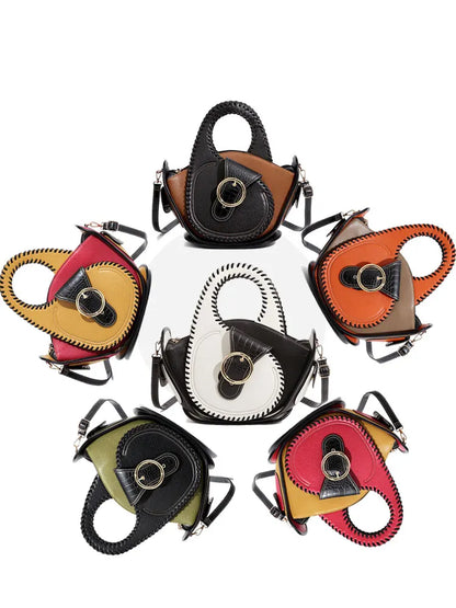 Shoulder Bag High-end Leather Purse Large Capacity Top Handle Crossbody