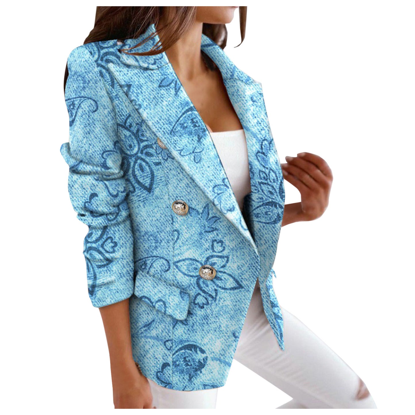 New In Outwears Printed Faux Wool Thin Coat Trench Jacket Ladies Long Overcoat Outwear Fashion Woman Blazer 2022 Abrigo Mujer