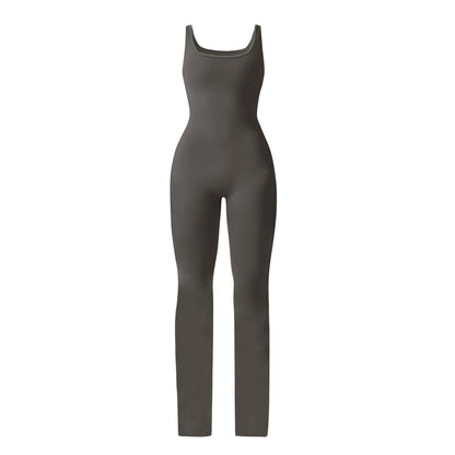 Sport Outfit For Woman Hollowed Out Back Onesie Lift Hip