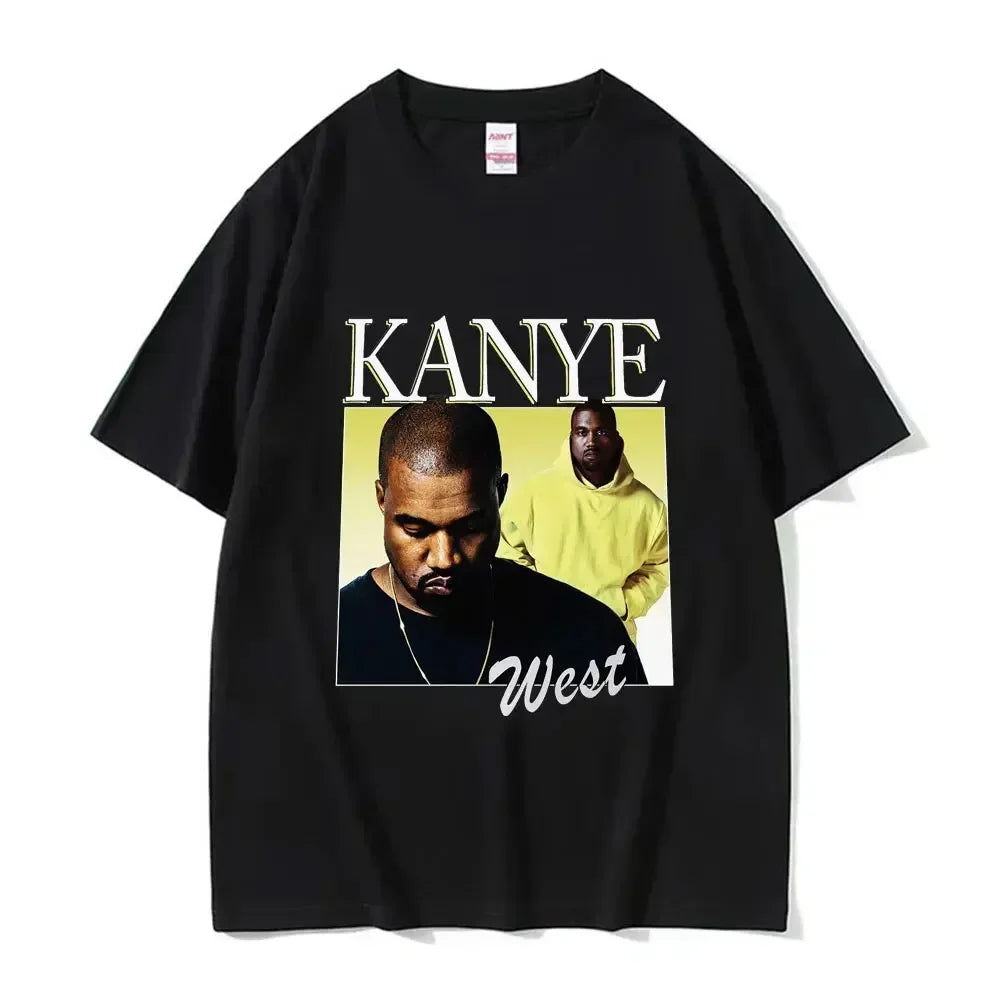 Funny Kanye West Meme T-Shirt Men's Vintage Fashion Hip Hop Rap Style Tshirt Men Women Short Sleeve T Shirt Streetwear