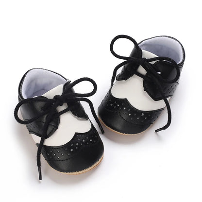 Baby Shoes Classic Soft Soled Sports Shoes 0-1 Year Old Baby Pre Walking Shoes Shoelaces