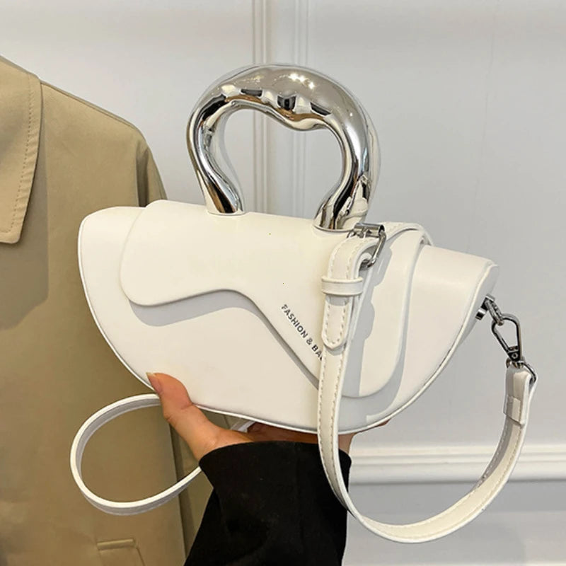 Solid Soft Shoulder Bag High Quality Bags for Women Hasp Interior Compartment Pu Women's Handbag