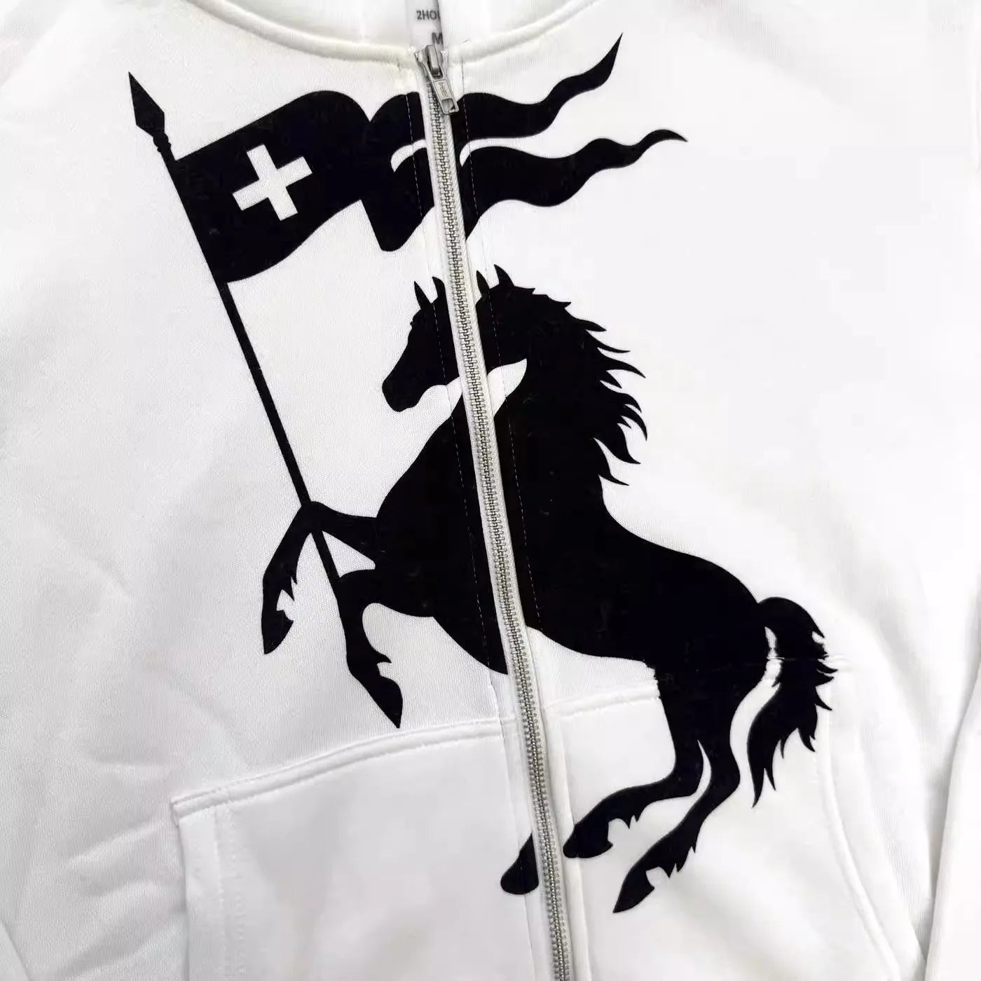 New Hot Men Color 2Hollis Fest Horse TOUR  Zip-Up WHOLE Pullover Hoodies Hoody hooded Sweatshirts velvet Cotton Thick #E28