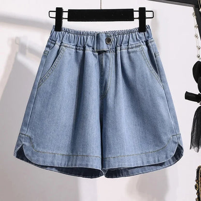 Plus Size Plus Size High Waist Wide Leg Hot Pants Women's Short Pants