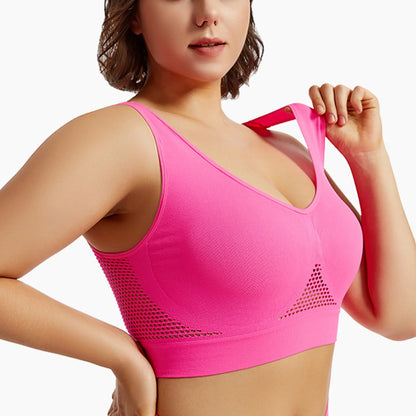 Sports Bra Shockproof Running Fitness Anti-sagging Upper Soft Support High-strength Women's Yoga Vest