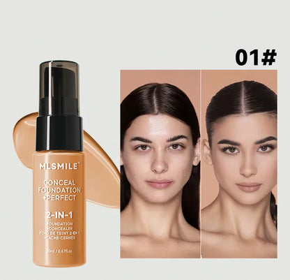 Concealer Matte Foundation BB Cream Oil Control Pre-Makeup Primer Natural Waterproof and Long-lasting