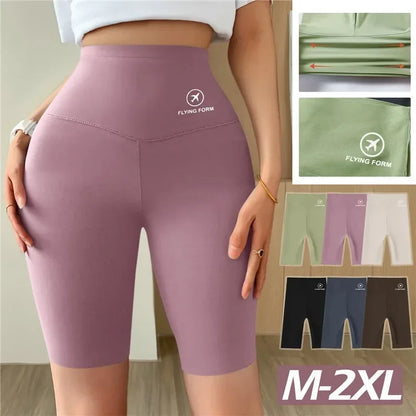 Seamless Women Sports Shorts High Waist Fitness Jogging Body Shaping Boxers Push Up Scrunch Butt Biker Slim Underwear
