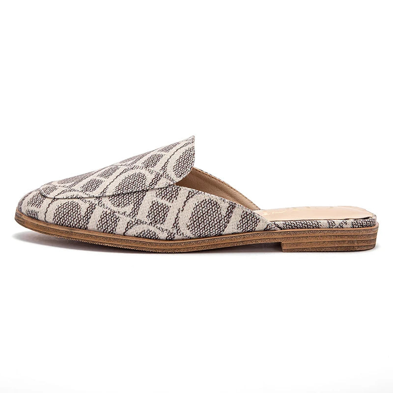 Luxury Summer New 2024 Slippers Women's Low Heel ShoesWomen's Sandals Non Toe Outdoor Slippers Beach Shoes Beige United States