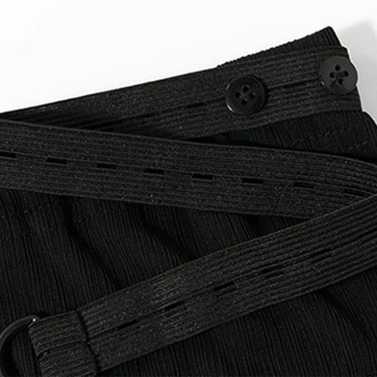 Maternity Pants Summer Maternity Silk Pants Wide-leg Pants Thin Outer Wear Loose Pleated Pants