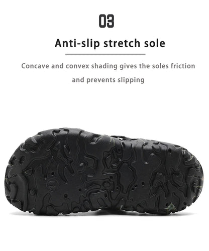 Men Slippers High Quality Anti-Slip Garden Shoes Lightweight Fashion Casual Sandals