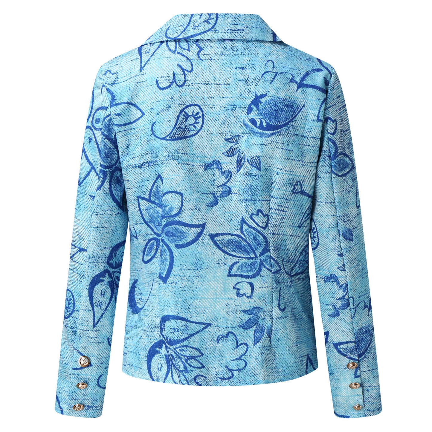 New In Outwears Printed Faux Wool Thin Coat Trench Jacket Ladies Long Overcoat Outwear Fashion Woman Blazer 2022 Abrigo Mujer
