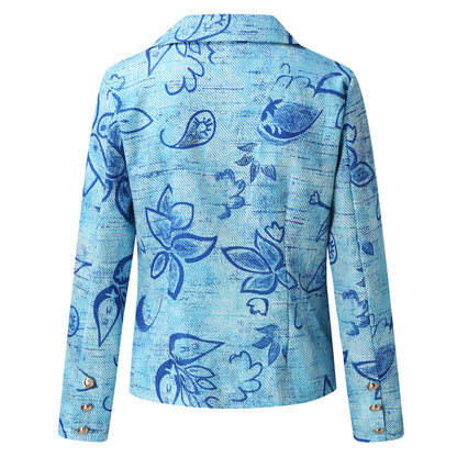 New In Outwears Printed Faux Wool Thin Coat Trench Jacket Ladies Long Overcoat Outwear Fashion Woman Blazer 2022 Abrigo Mujer