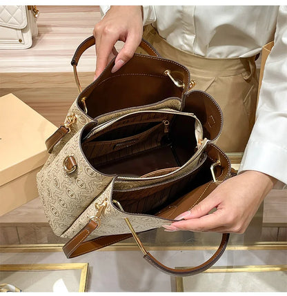 Light luxury brand women's handbag designer's high-quality shoulder bag, fashion